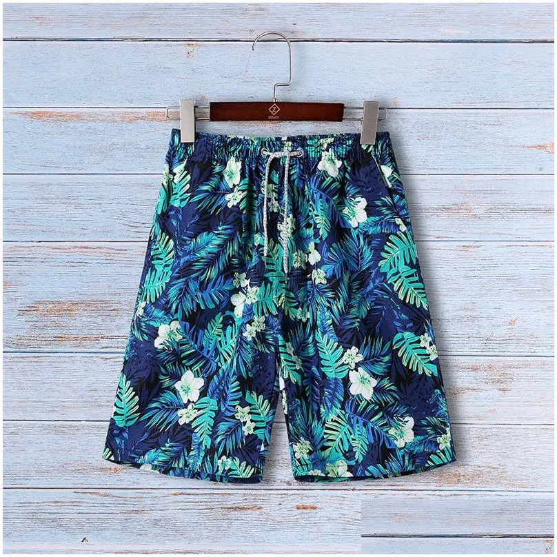 Men`S Swimwear Mens Beach Pants Summer Swimming Trunks Printed Fashionable Shorts Drop Delivery Apparel Clothing Dhqss