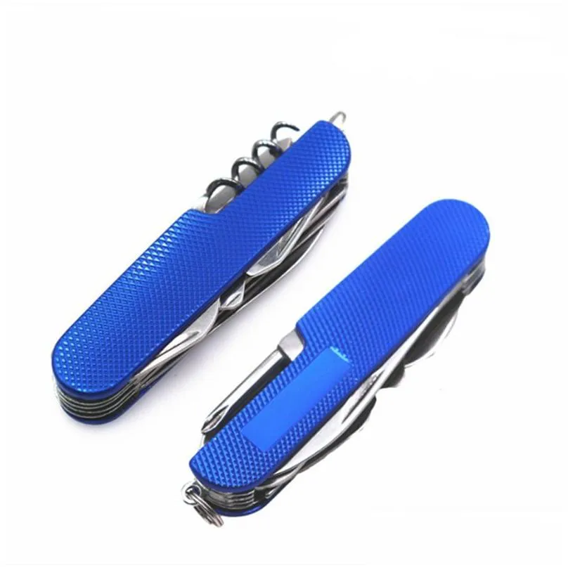 carbon fiber multifunctional folding knife household bottle opener scissors portable outdoor tools creative gift