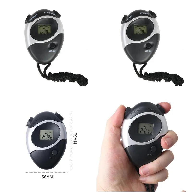 wholesale multifunctional clock timers stopwatch dual track stopwatch professional sports stopwatch multifunctional electronic timer