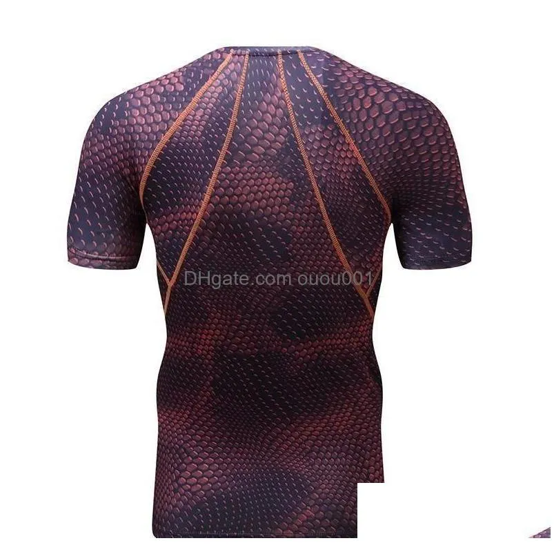 Wetsuits & Drysuits Sports Outdoors Dragon Short-Sleeved Tights Mens Slim T-Shirt Tight Clothes Drop Delivery Water Scuba Snorkeling Dhfzi