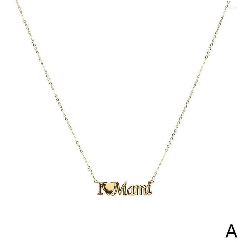Chains Vintage Multi-layer MAMA Letter Necklace Pendant Women Hip Hop Copper Gold Plated Link Chain Zircon Necklaces Mothers Gift