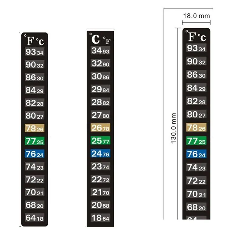 wholesale brewcraft strip thermometer instruments carboy fermenter homebrew beer tank temperature sticker adhesive sticky scale aquarium fish