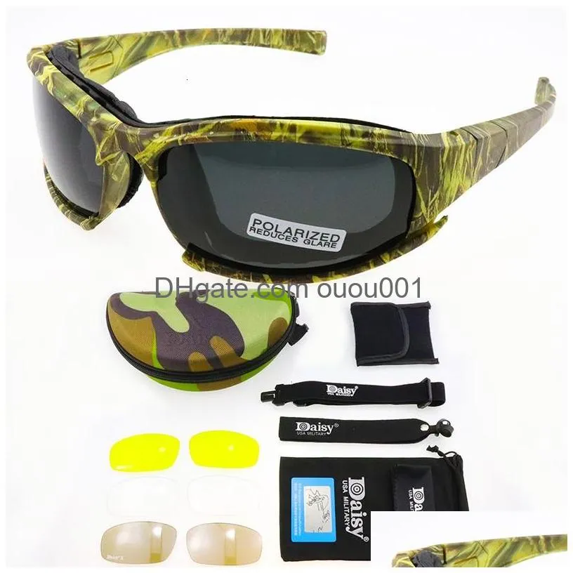 Outdoor Eyewear X7 Polarized P Ochromic Tactical Glasses Military Goggles Army Sunglasses Men Shooting Hiking Uv400 230726 Drop Deliv Dhdh8