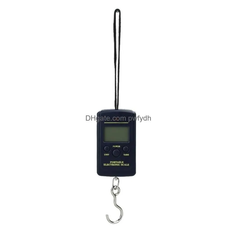 10g 40kg digital scales home lcd display hanging hook luggage fishing weight scale fashion portable mini electronic scales ooa10006