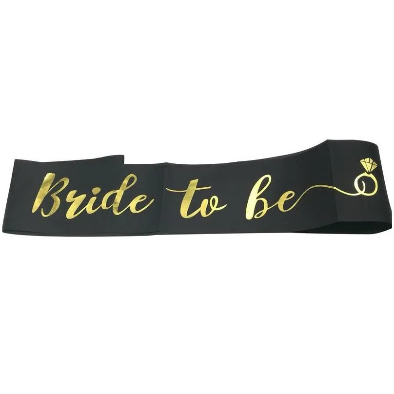  party etiquette belt bride to be ribbon wedding bride send bachelor party decoration shoulder strap