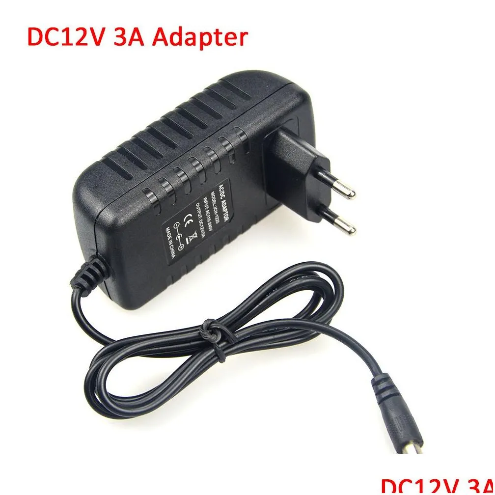 wholesale universal switching ac dc power supply adapter 12v 1a 2a 3a 5a 6a 10a led light power adapter plug 5.5 connector