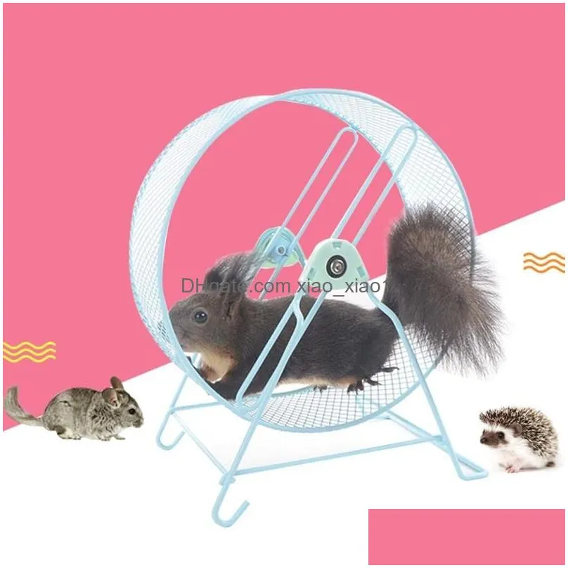 wheels small pet hamster running wheel with stand household running jogging toy for hamster gerbil small animal exercise playing