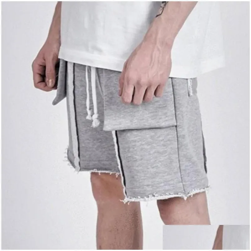 Men`S Shorts Mens Casual Skin-Friendly Knee-Length Trendy Men Sport Basketball Drop Delivery Apparel Clothing Dhdig