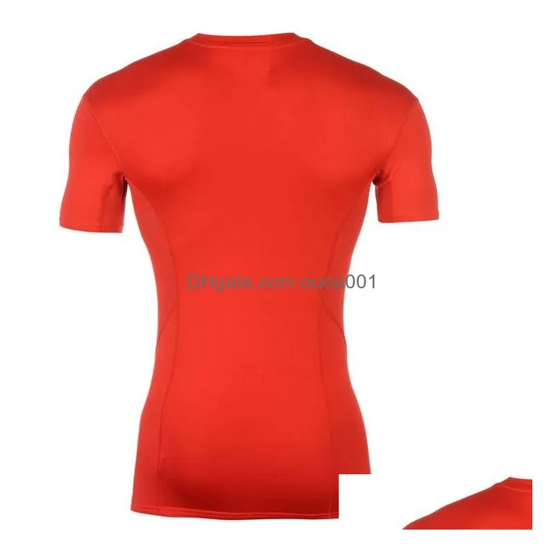 Wetsuits & Drysuits Tights Teen Short Sleeve T-Shirt Shampoo Drying Moisturizing Wrap Training Fitness Wear Drop Delivery Sports Outdo Dhoaa