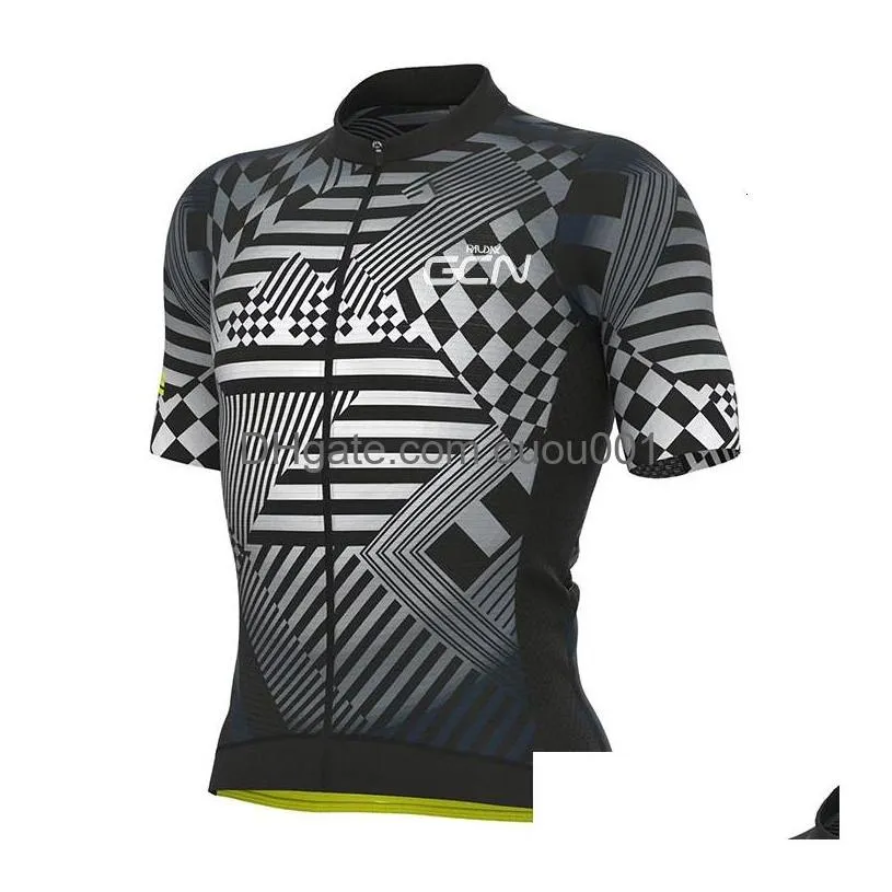 Cycling Jersey Sets Raudax Gcn 2023 Summer Men Anti Uv Set Breathable Racing Sport Bicycle Clothing 230822 Drop Delivery Dhxal