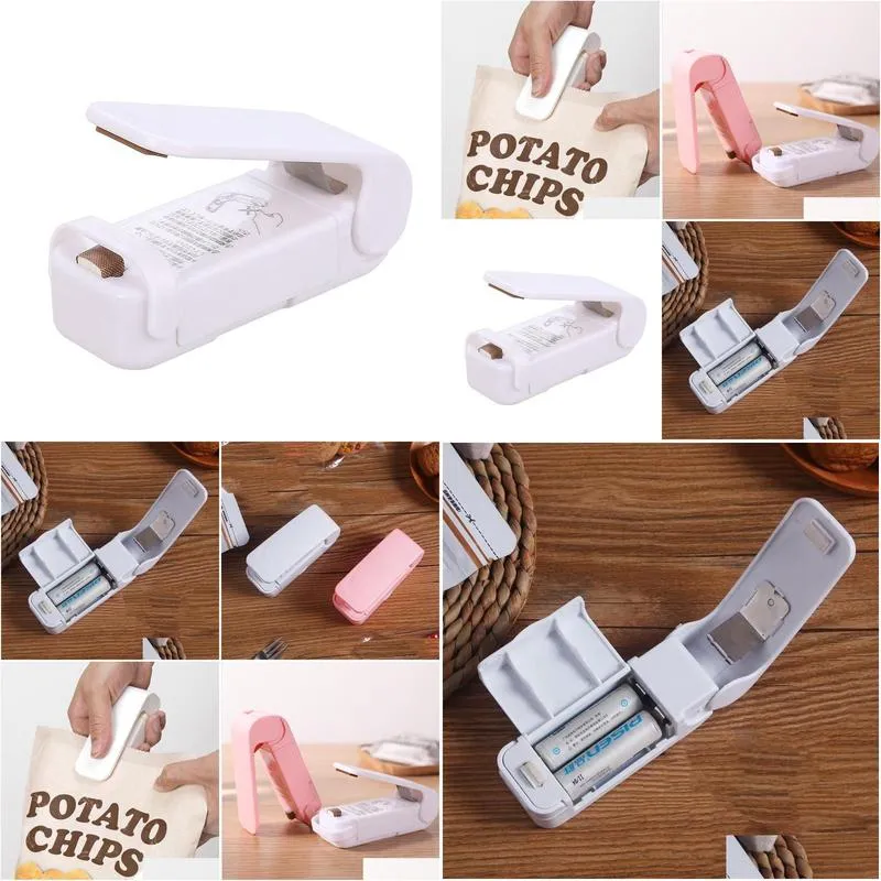 Other Hand Tools Mini Heat Sealer Household Accessories Plastic Bag For Storage In The Kitchen Food Snacks Fruits And Vegetables Drop Dhqmr