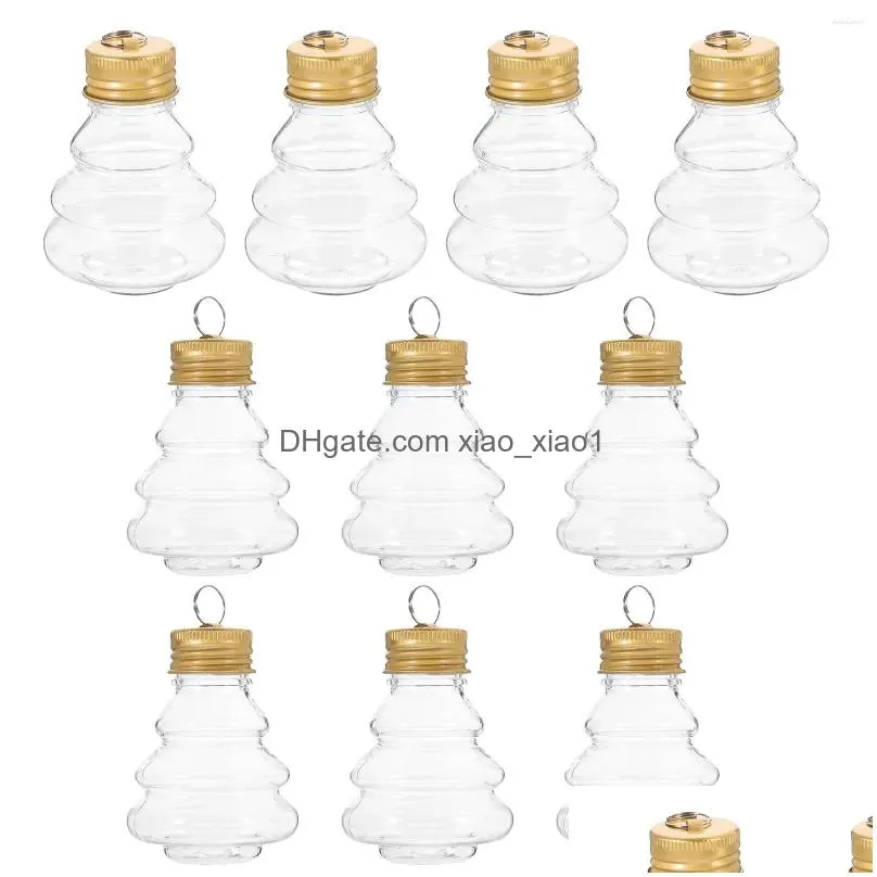 vases 10 pcs outdoor juice bottles container plastic water portable milk party creative candy jar small capacity packing