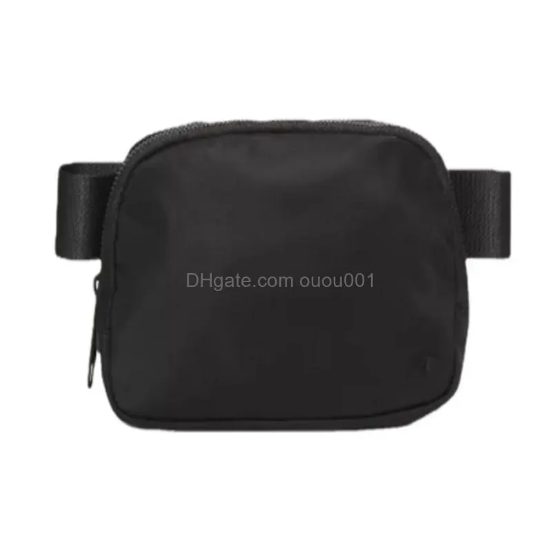 Outdoor Bags New And Lu-07 Belt Bag Official Models Ladies Sports Waist Messenger Chest 1L Capacity With Brand Logo Drop Delivery Outd Dhvnt