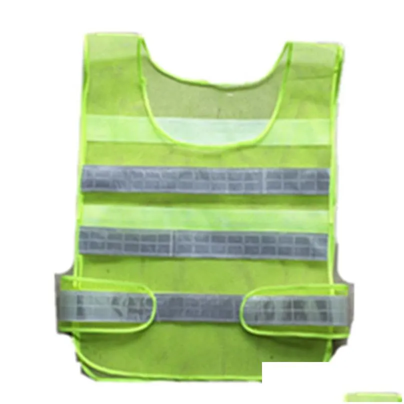 Reflective Safety Supply Wholesale High Visibility Vest Clothing Hollow Grid Vests Warning Working Construction Drop Delivery Office S Dh7Bs