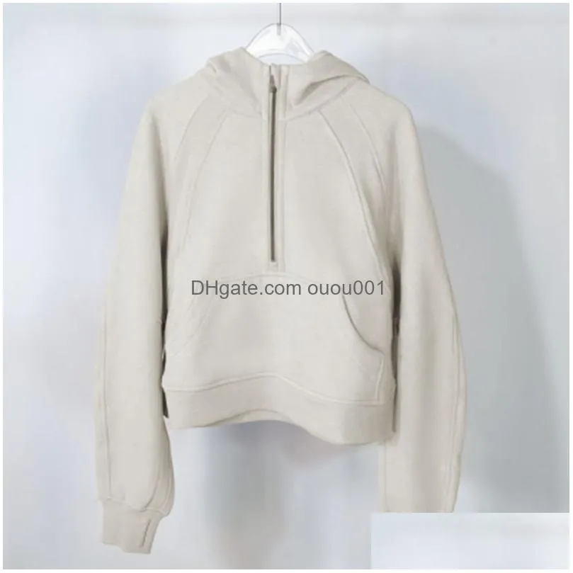 Yoga Outfit New Lu-07 Wear Perfect Oversized Fall Winter Womens P Sweater Sports Hooded Round Neck Long Sleeves Drop Delivery Outdoors Dhmug