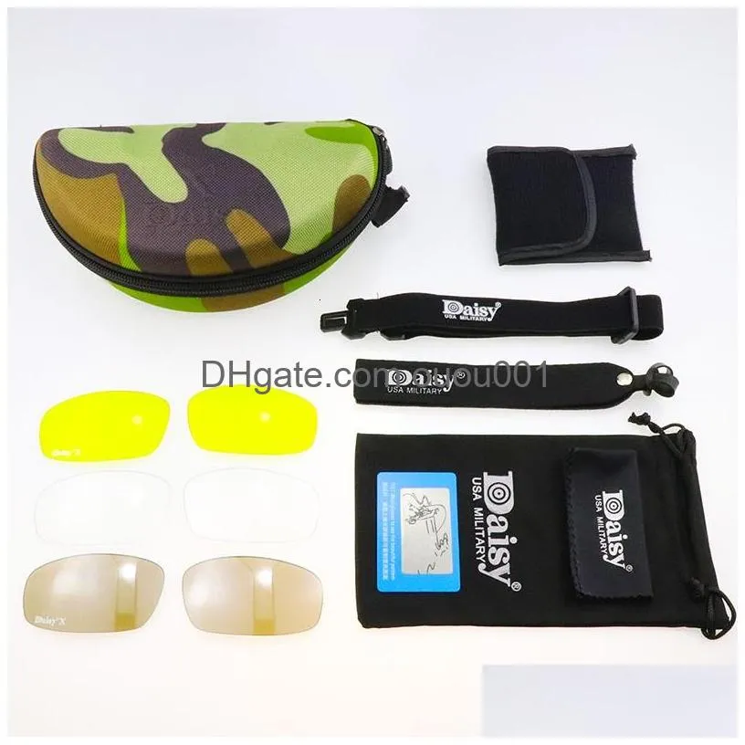 Outdoor Eyewear X7 Polarized P Ochromic Tactical Glasses Military Goggles Army Sunglasses Men Shooting Hiking Uv400 230726 Drop Deliv Dhdh8