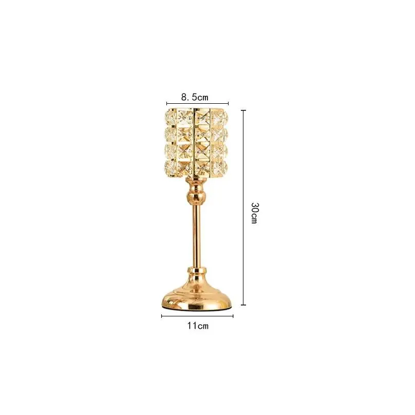 candle holder vertical candlestick wedding christmas holiday candelabrum home decoration ornaments