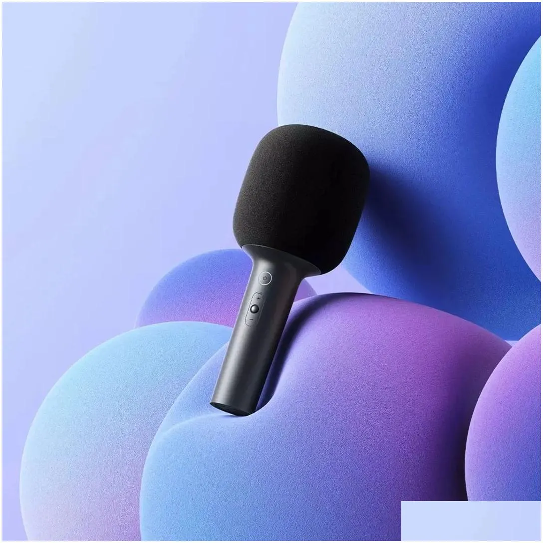 Smart Remote Control 2021 Mijia K Song Microphone Karaoke Bluetooth 5.1 Connected Stereo Sound Dsp Chip Noise Cancellation 2500Mah Ba Dhyuh