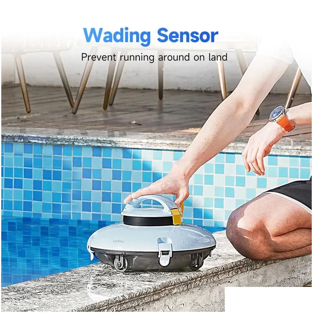 Vacuums Lydsto Cordless Robotic Pool Cleaner Matic Swimming Vacuum Wireless Robot For -Parking 240322 Drop Delivery Home Garden Housek Otjsd