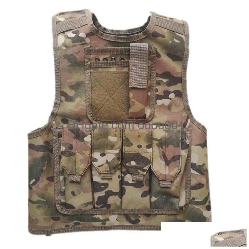 Tactical Vests Children Outdoor Vest Cs Equipment To Eat Chicken Game Men And Women Class A Garten Costumes Pf Drop Delivery Gear Clo Dh320