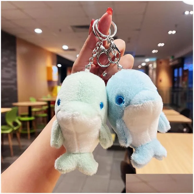 Plush Keychains P  Schoolbag Trumpet Hanging Ornament Doll Pendant Grab Hine Cute Key Figurine Mini Wholesale Drop Delivery Toy Dhtsc