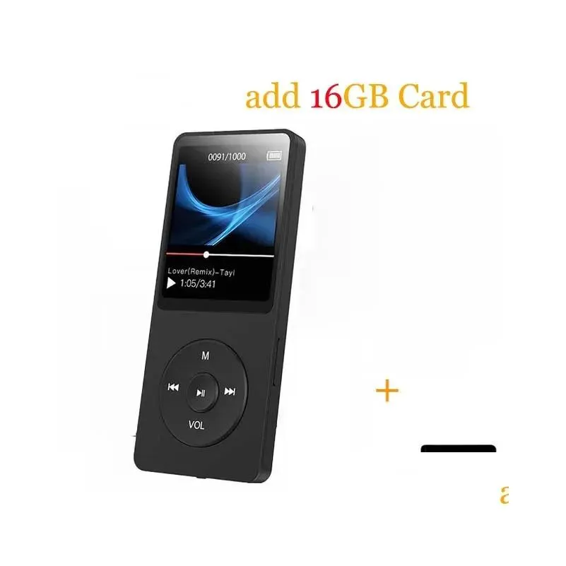 Mp3 & Mp4 Players Player Bluetooth Music 8Gb 16/32/64Gb Student Walkman With Speakers Fm Car Radios Voice Recorder Ebooks Portable Dr Dhmtj
