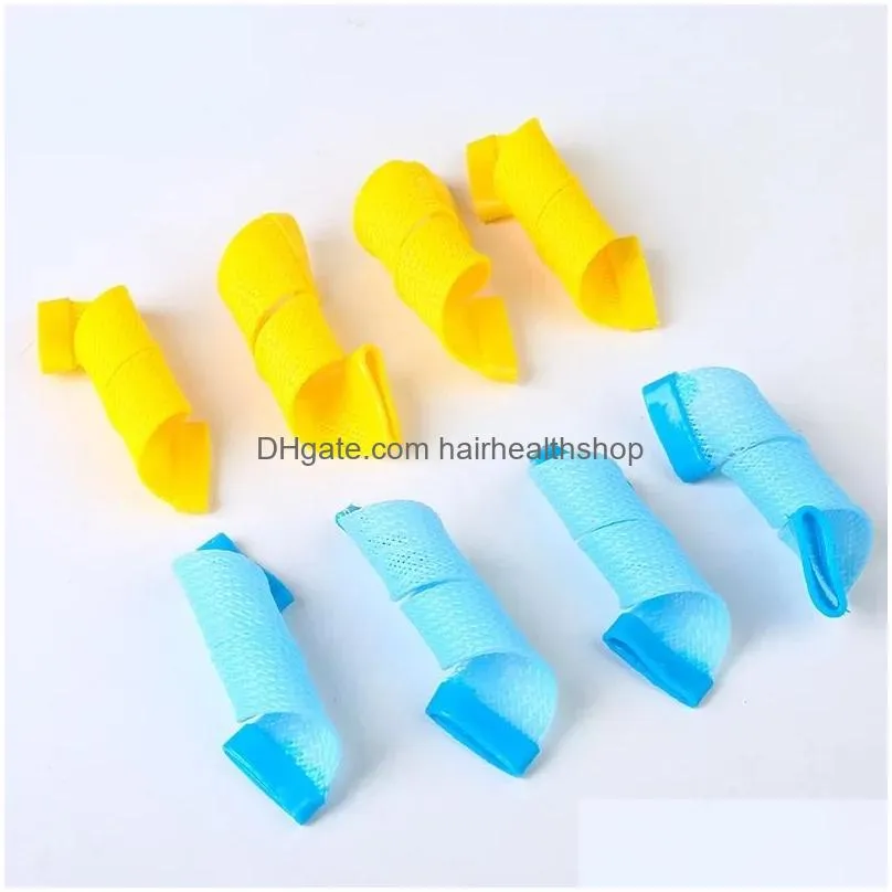 Hair Tools Rollers 15/20/25/30Cm Snail Shape Not Waveform Spiral Round Curls Curler Soft Magic Diy Drop Delivery Products Accessories Dh3Bu