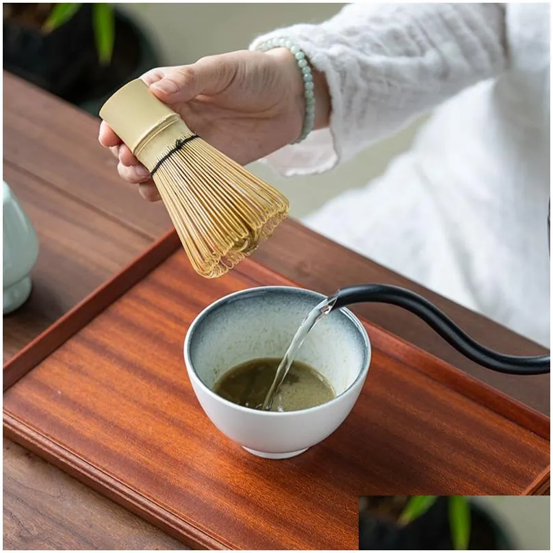 bamboo matcha whisk tea natural matcha whisks tools professional stirring brush teas ceremony tool brushes