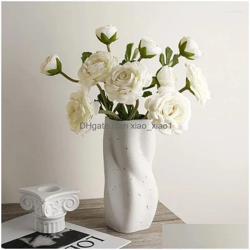 vases nordic style morandi ceramic desktop vase ornaments living room flower arrangement dried home decoration accessories