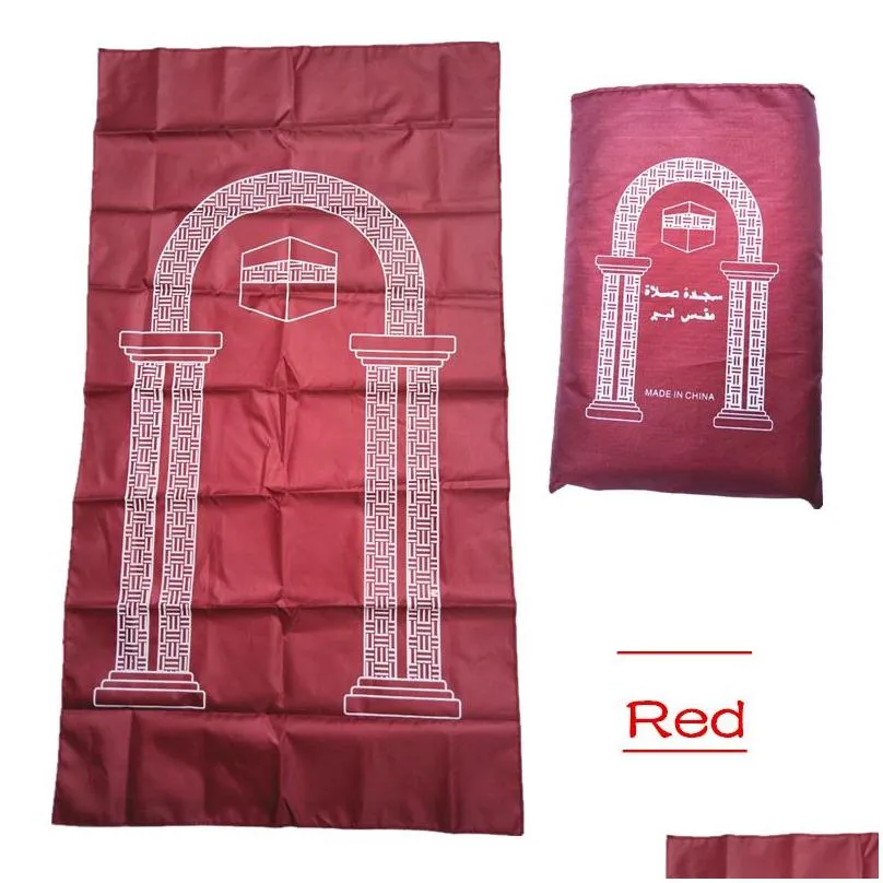 muslim prayer portable carpets braided mat outdoors portable travel pocket rug rectangular waterproof carpet