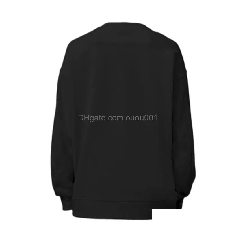 Yoga Outfit 2021 New Lu-07 Wear Perfectly Oversized Autumn Womens Sweatshirt Sports Round Neck Long Sleeve Casual Drop Delivery Outdoo Dhtqg