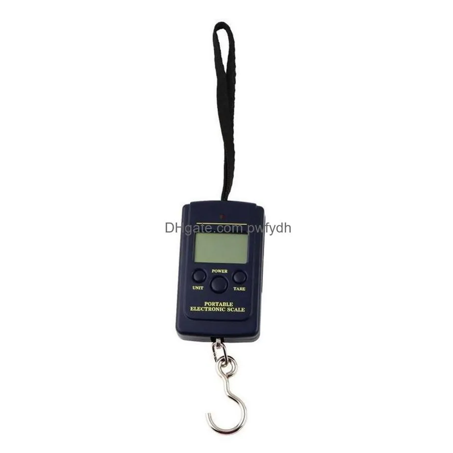 10g 40kg digital scales home lcd display hanging hook luggage fishing weight scale fashion portable mini electronic scales ooa10006