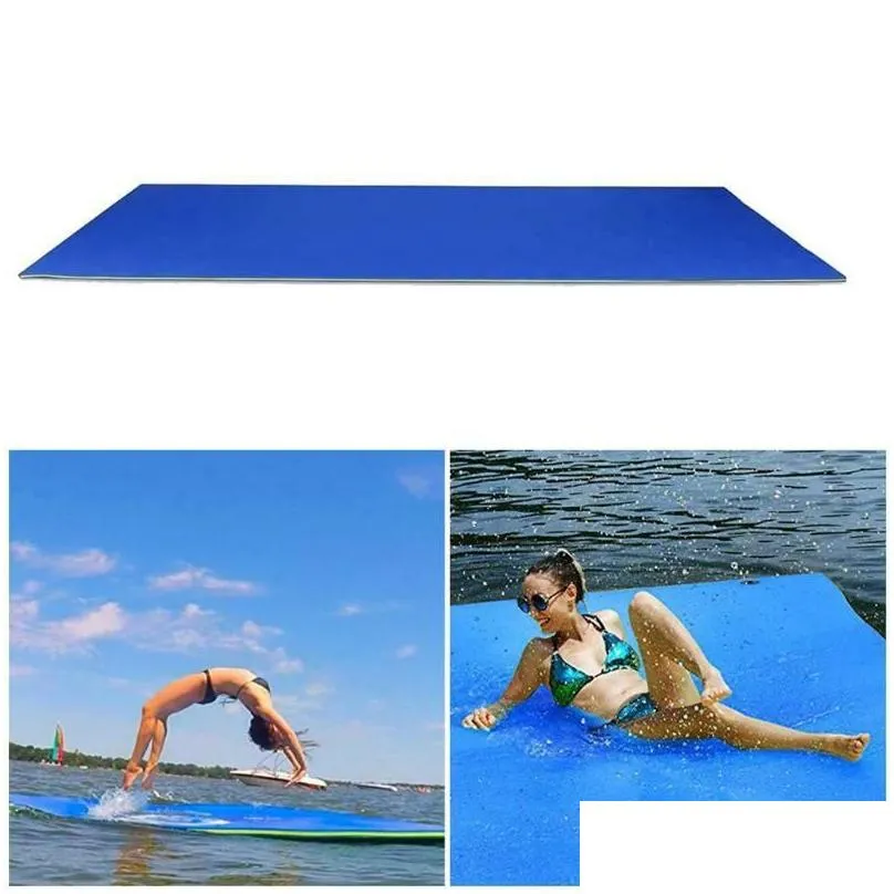 beach Pool Float Mat Water Floating Foam Pad River Lake Mattress Bed Summer Game Toy Accessories277l9292243