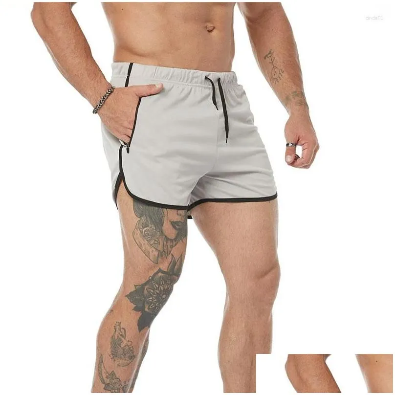 Underpants Mens Boxer Shorts Running Underwear Sports Male Quick Drying Cuecas Men Jogging Gym Drop Delivery Dhbax