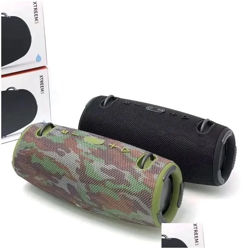 Cell Phone Speakers Xtreme 3 Bluetooth Speaker Portable Waterproof Long Endurance Soundbar Subwoofer Outdoor Sports Loudspeaker With S Otgyg