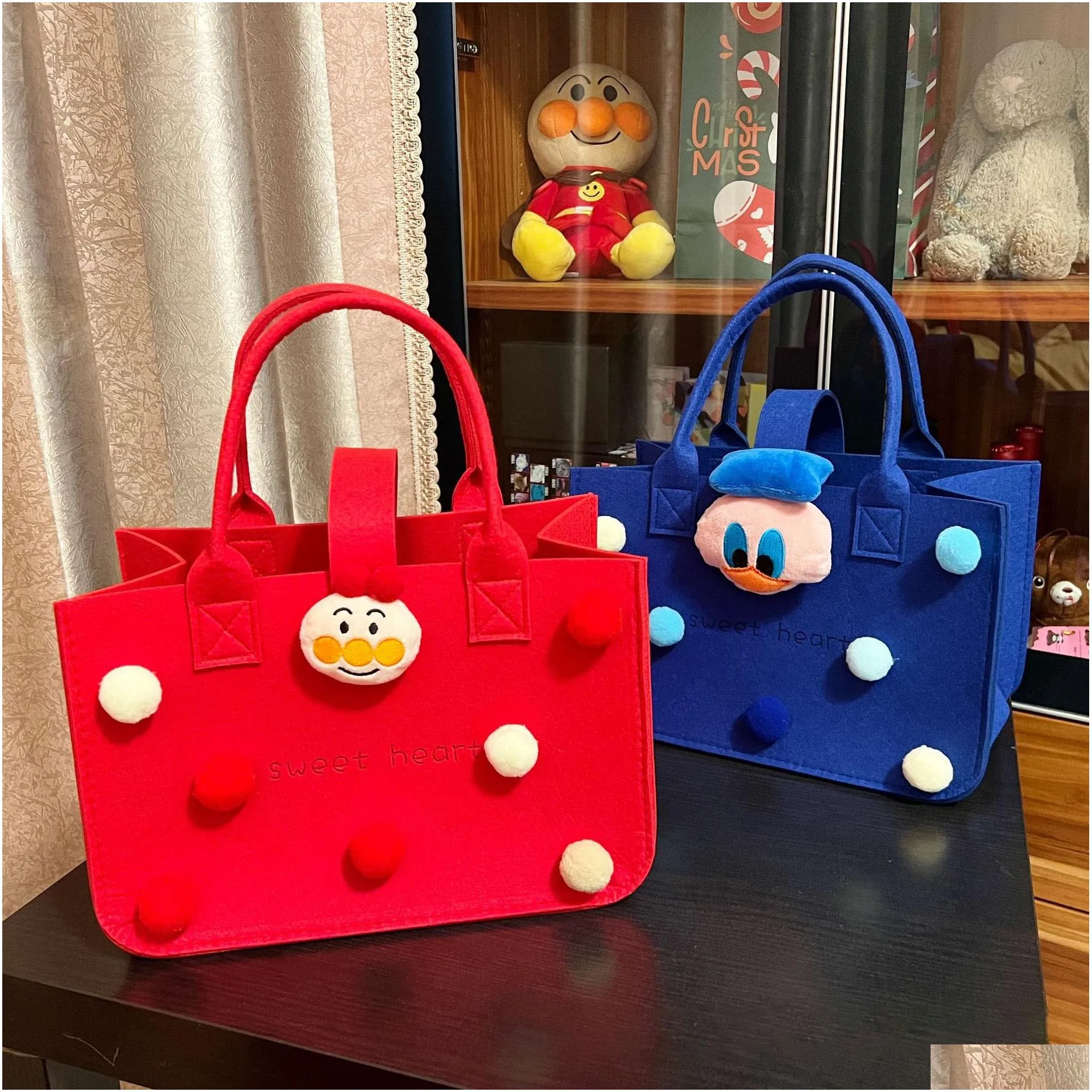Cartoon Accessories New Cute Felt Handbag Mommy Bag Banquet Gift Shop Drop Delivery Baby, Kids Maternity Products Dhsrz