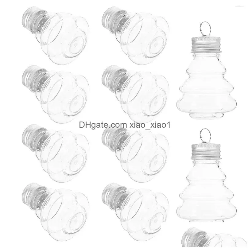 vases 10 pcs outdoor juice bottles container plastic water portable milk party creative candy jar small capacity packing