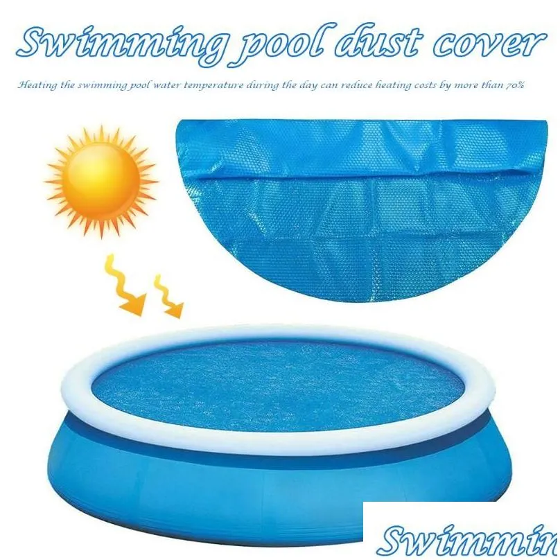 beach Mat Cover Outdoor Bubble Blanket 36m Diameter Solar Pool With Heart Pattern For Inflatable Above Ground Accessories8312673