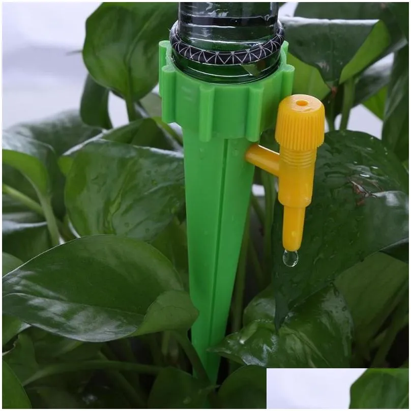 Watering Equipments 1/12Pcs Drip Irrigation System Matic Spike For Plants Flower Indoor Household Waterers Bottle Drop Delivery Home G Dhrho