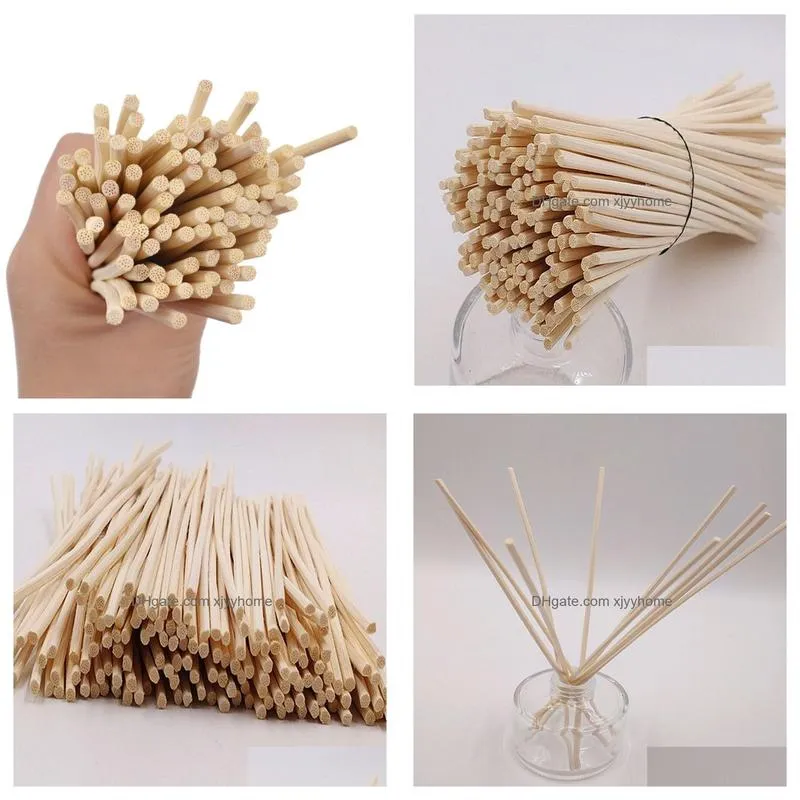 Essential Oils Diffusers 2021 3X22Cm Reed Diffuser Sticks Wood Rattan Fragrance Oil Aroma For Use With Drop Delivery Home Garden Decor Dhho0
