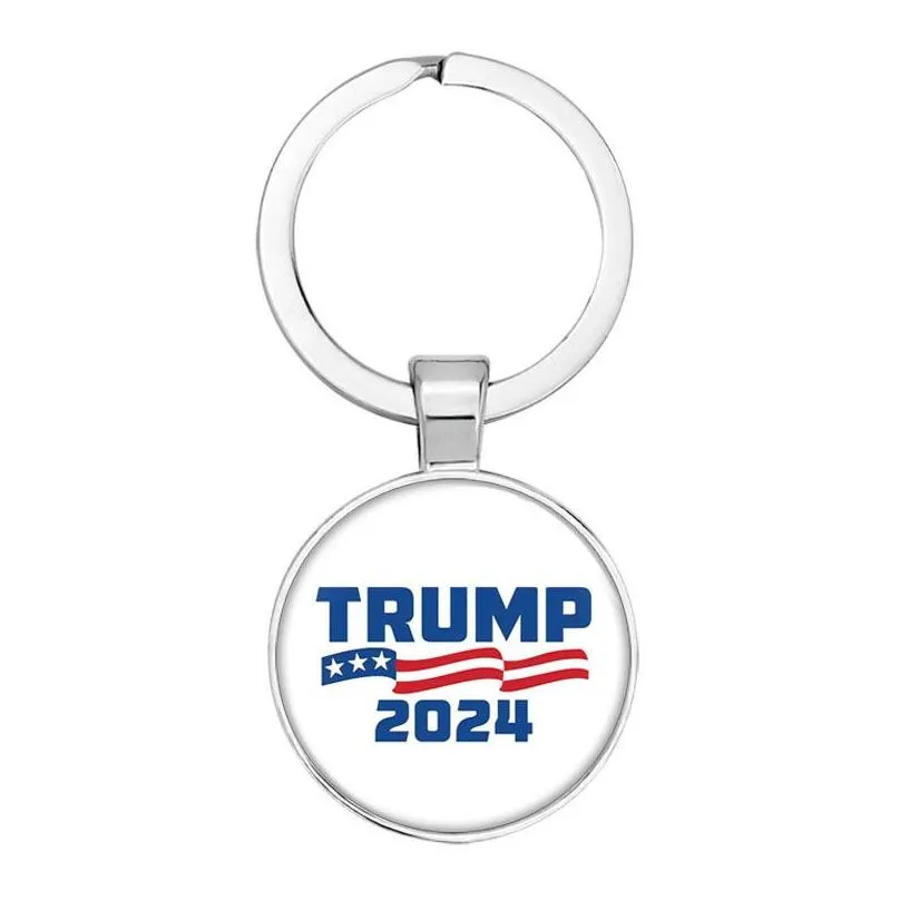 Party Favor Trump 2024 Keychain Pendant Keyrign Save America Again Time Gem Keychains Christmas Gifts Key Drop Delivery Home Garden Fe Dht7M