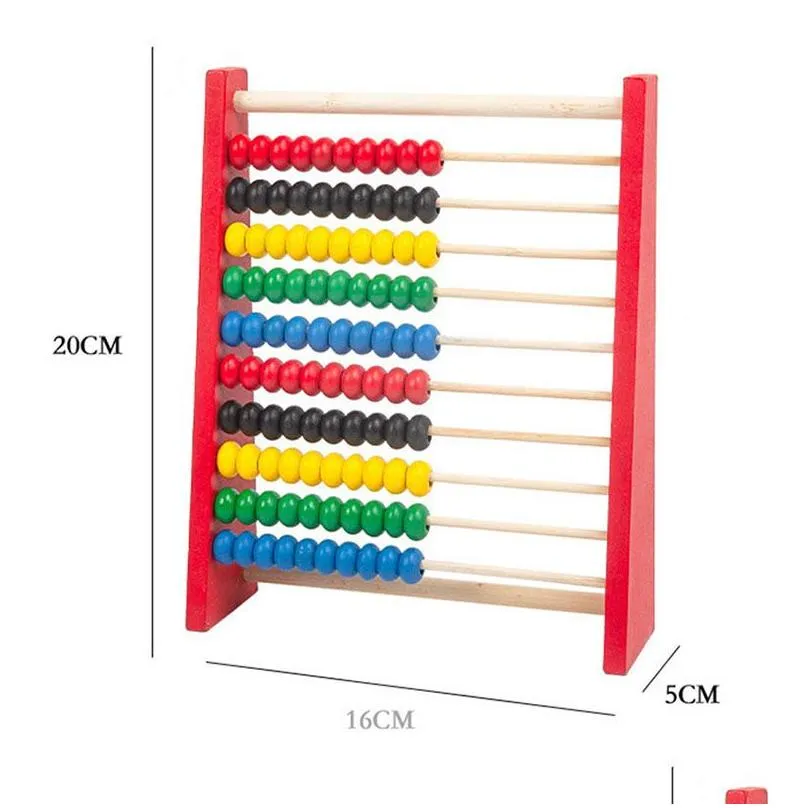 wholesale colors calculation rack 10 bars calculation children enlightenment puzzle fun toy