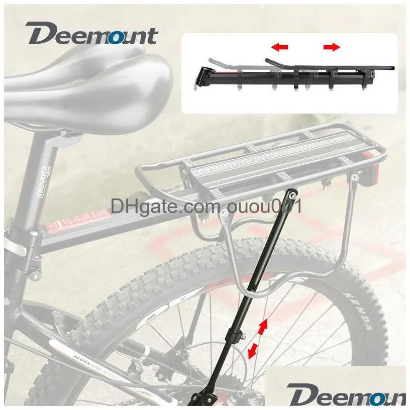 Bike Frames Deemount Bicycle Lage Cargo Rear Rack Shelf Cycling Bag Stand Holder Trunk Fit 20 29 Mtb 4.0 Fat 230607 Drop Delivery Dhd28