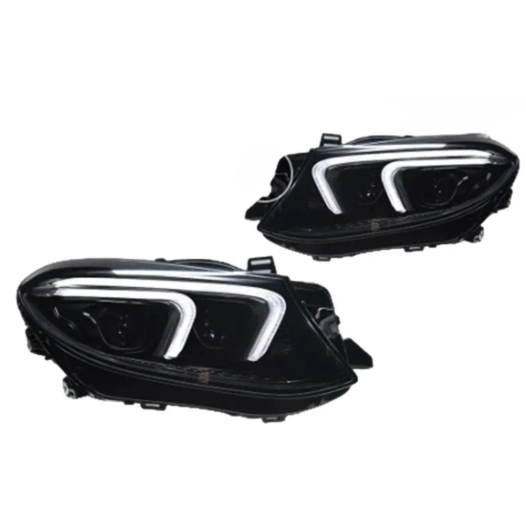 Cars Lights for Benz GLE W166 Class Headlights 20 15-20 19 LED Headlight Dynamic Signal Animation DRL Matrix Headlights