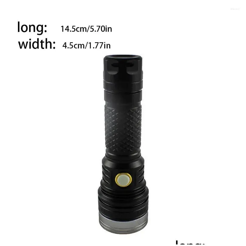 Flashlights Torches Powerful Mountaineering 21700 Torch Lantern Convenient