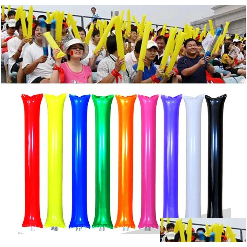 Noise Maker 2000 Pcs Thunder Sticks With Logo Inflatable Makers Drop Delivery Home Garden Festive Party Supplies Event Otek1
