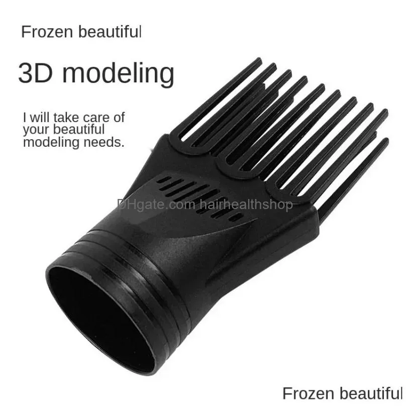 Hair Accessories Salon Home Styling Wind Er And Air Mouth Straight Comb Dryer Nozzle Blow Collecting Diffuser Drop Delivery Products T Dhd7Y