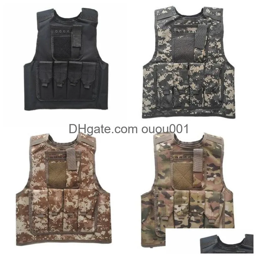 Tactical Vests Children Outdoor Vest Cs Equipment To Eat Chicken Game Men And Women Class A Garten Costumes Pf Drop Delivery Gear Clo Dh320