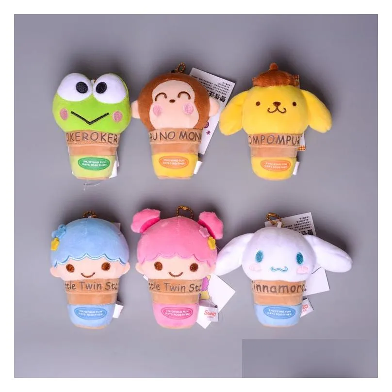 Movies & Tv Plush Toy 2022 New Stuffed Animals 12Cm Japanese Cute Cartoon Ice Cream Cone Series Yugug Double Star P Toys Doll Pendant Dhy64