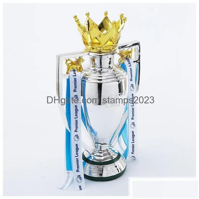 decorative objects figurines decorative objects figurines 1532cm football trophy soccer champion souvenir europe award league model